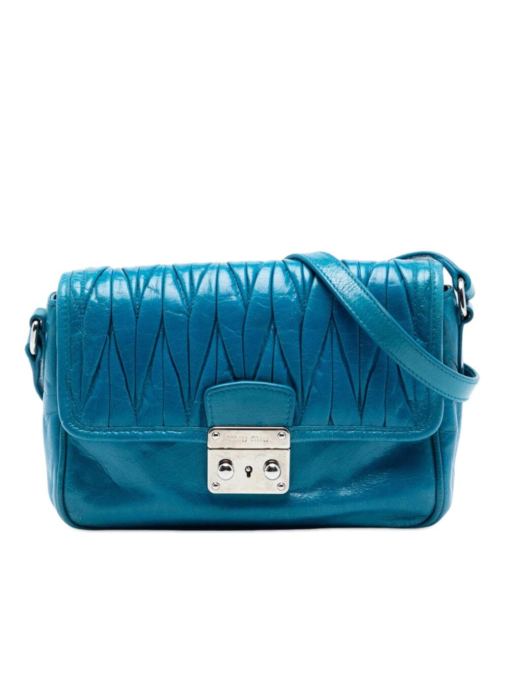 Miu Matelasse Lambskin Flap #315678M49B